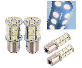 1156 (BA15S/7506/P21W) 18-SMD 5050 LED Replacement Bulbs - 4 Color - Autolizer