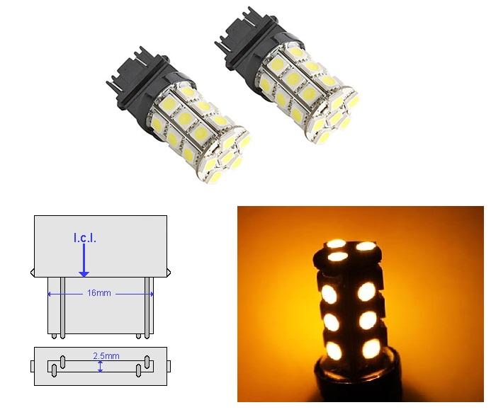 3157 (3156/3056/3057) 27-SMD 5050 LED Replacement Bulbs - 4 Color - Autolizer