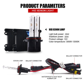 35W 9004 (HB1) Xenon Conversion HID Headlight Kit - Hi/Lo - Autolizer