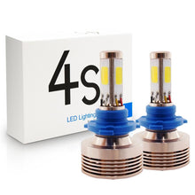 Load image into Gallery viewer, 4S LED Headlight 4-Sided Conversion Kit - COB LED Chips - Autolizer