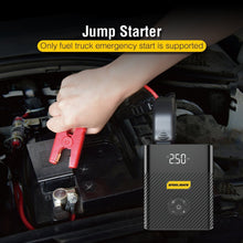 Load image into Gallery viewer, Air Compressor Portable Air Inflator Hand Held Tire Pump 8800mAh with Digital LCD LED Light DC5V/2A Power Bank Jump Starter 120PSI for Car Bicycle Tires and Other Inflatables SP1 - Autolizer