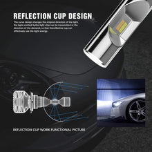 Load image into Gallery viewer, GPNE 9012 LED Headlihgt Bulbs High and Low Beam 12000LM Conversion Kit with CSP Chips 6000K White Yellow Twin Dual Colors IP68 Waterproof, Pack of 2 - Autolizer