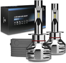 Load image into Gallery viewer, GPNE H1 LED Headlight Bulb 56W 10000 Lumens Conversion Kit 6000K Cool White IP68 Waterproof 2-Side CSP Chips Adjustable Beam - Autolizer