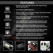 Load image into Gallery viewer, RGB LED Headlight Bulbs Conversion Kit Control by Bluetooth Smartphone App - Autolizer